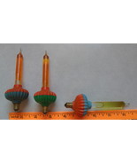 Lot of 3 vintage Noma Christmas Tree Bubble Light bulbs - $18.50
