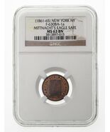 Mittnacht&#39;s Águila Seguro Token New York Ny Graduado Por NGC Como MS-63 ... - $3,826.13 MXN