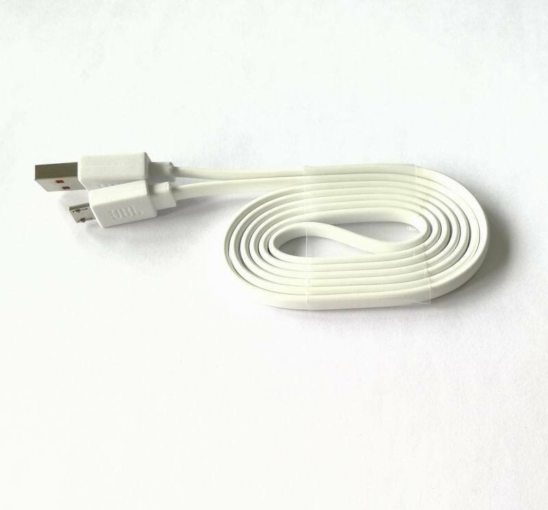 White Micro USB Fast Charger Flat Cable Cord for JBL pulse 3 2 flip 2 3 Speaker - £5.27 GBP