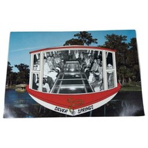 Vintage Silver Springs Fla. Tourist Photograph On A Glass Bottom Boat In Frame - £22.31 GBP