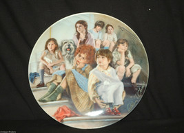1984 Knowles Collectors Plate Annie &amp; The Orphans William Chambers Signed 10814C - £11.96 GBP