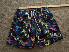 Psycho Bunny Limited Edition Camo Mesh Lined Swim Trunks Men&#39;s Size S - £45.93 GBP
