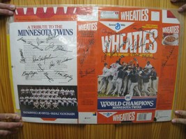 1987 Minnesota Twins World Champs Wheeties The Poster Box-
show original titl... - £141.42 GBP