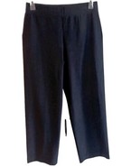 Eileen Fisher Elastic Waist Stretch Washable CREPE Pants Black Size M - $40.69 CAD