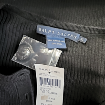 Ralph Lauren Womens 100% Wool Sweater Henley Type Front Size XL image 8