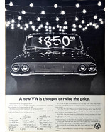 Volkswagen VW cheaper at twice the price -1965 Vintage Print Ad - $9.65