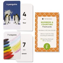 Numbers Flash Cards For Toddlers - Counting Flashcards For Kids Ages 4-8 Years O - £20.77 GBP