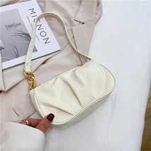 Women PU Leather Retro Bag White1 - £7.11 GBP