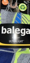 Balega Ergonomic Ultralight Green Gray Socks Size XL No Show - £11.15 GBP