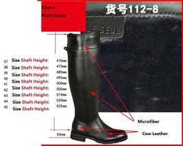 Spring Autumn Men Genuine Leather Mesh Inside High Equestrian Boots Winter Male  - £172.32 GBP