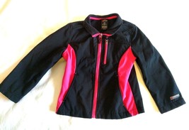 Mountain Xpedition Girls Jacket Black Pink Winter Coat Zippers Small 6-6X Soft - £22.34 GBP