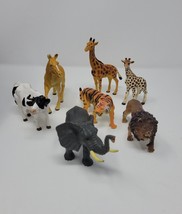 Safari Plastic Zoo Animal Toy Lot Vintage Mixed Figure Hard Figurine Lar... - £9.08 GBP