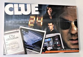 Hasbro Clue 24 Board Game Uncover the Secrets Inside CTU Lockdown 2009 - $17.10