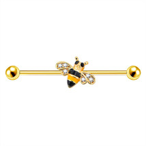 Body Punk Bee helix piercing bee earring piercing ear hoop ear cartilage piercin - £14.96 GBP