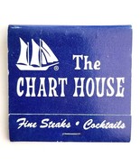 The Chart House Restaurant Vintage Matchbook Nautical Coastal Unstruck E... - $367.78 MXN