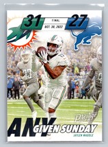 Jaylen Waddle #AGS-20 2023 Panini Prestige Miami Dolphins Any Given Sunday - £1.56 GBP