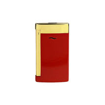 S.T. Dupont Lighter Slim 7 Dragon Color Edition Burgundy &amp; Gold Finish -... - £166.46 GBP