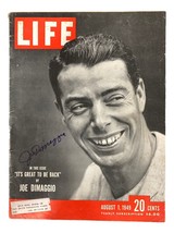 Joe Dimaggio New York Yankees Signé 1949 Vie Revue JSA Loa - £380.07 GBP