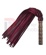 Handmade Real Leather Flogger 26" Nubuck 50 Tails Braided Handle Durable... - $36.99