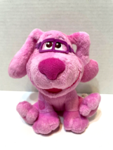 Blues Clues and You Small Plush Magenta Pink Dog Glasses Stuffed Animal 7 inch - £7.63 GBP