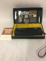 Vintage Vivitar 602 110-FILM Camera With BUILT-IN Flash Original Box - £13.22 GBP