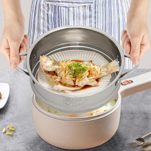 Stainless Steel Steamer 1 Tier Meat Vegetable Cooking Steam Pot Kitchen ... - £22.90 GBP