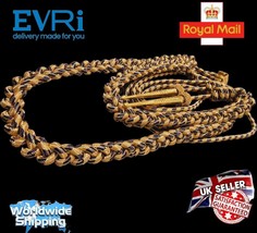 Royal Navy Officer&#39;s Aiguillette Shoulder Aiguillette shine Gold &amp; Black... - €39,49 EUR