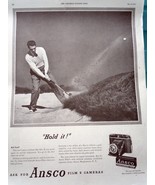 Ask For Ansco Film &amp; Cameras  Magazine Advertisement Art 1947 - $9.59 CAD