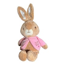 Beatrix Potter Plush Flopsy Bunny 22 inch Tan Pink Easter Baby Gift - $18.66