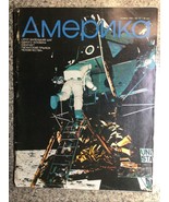 Vtg HTF Russian Language America AMEPNKA Illustrated 14&quot; Magazine 1969 A... - $54.46 CAD