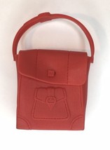 Vintage Mission Red Purse Bag Bionic Woman Gear Jamie Sommers Lindsay Wagner - $26.00