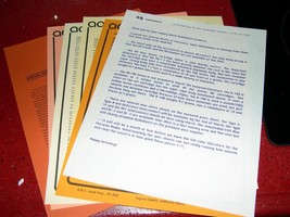 1984-85 AUDIOQUEST AUDIO COMPONENT BROCHURES - $7.50