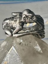 Gollum ring size 6.50 figurative figure sterling silver women - £99.65 GBP