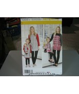 Simplicity 1333 Mom &amp; Girl Tunic, Leggings &amp; Doll Clothes Pattern - XS-X... - £8.66 GBP