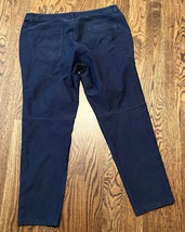 Lululemon ABC Pant Relaxed 36x29 Blue Slim Jeans Heavy Gauge Fabric - $65.44