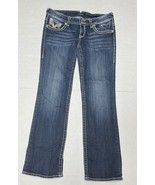Vigoss Jeans The New York Boot Denim Womens Size 34 X 32 Cotton &amp; Rhines... - $23.28