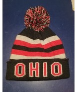 Ohio State Buckeyes Beanie Black Red Winter Hat Adult Unisex R &amp; M Headw... - £7.57 GBP
