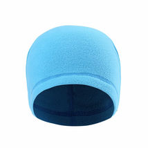 Light Blue - Winter Skull Cap Helmet Liner Ear Cover Beanie Hat Cold Weather - £13.14 GBP