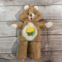 Vtg Care Bear Handmade Birthday Bear Fakie Plush NOS Unstuffed Plushie Cupcake - £14.08 GBP