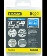 Stanley Heavy Duty TRA704-5C TRA704 Staples (5000 ct pack) - $16.50