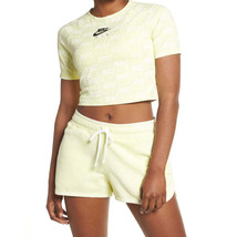 Nike Womens Air Short Sleeve Print Top Color Luminous Size Large - £30.02 GBP