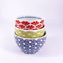 2009 Starbucks Bone China Nouvelle Porcelaine D’or Nesting Tea Cups Stacking - £42.72 GBP