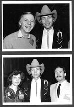 Vintage B&amp;W Photos DWIGHT YOAKAM 1980s Nashville Country Music Radio Sem... - $19.79