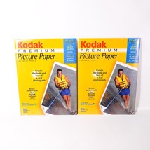 Kodak Premium Heavy Weight Satin Picture Paper For Inkjet 8.5x11 15 Shee... - £14.06 GBP