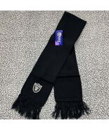 Vintage Las Vegas Raiders Scarf Men Black 48x6 NFL Adults - $344.60 MXN