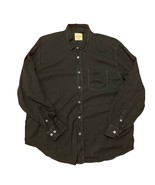 Tommy Bahama Button Up Shirt Mens XXL Black Pocket Contrast Stitch Tence... - $370.49 MXN
