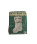 Daisy Kingdom Cross Stitch Kit Angel Bunnies Christmas Stocking #82873  ... - $354.95 MXN