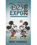 D23 Disney Expo 2015 Event Schedule Booklet - £31.36 GBP