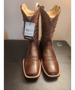Mens Ariat Badlands Dark Tobacco Smooth Quill Ostrich Sz 12.0 D Tekstep - $5,002.66 MXN