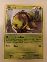 Pokemon 2010 HeartGold SoulSilver Unleashed Turtwig 67/95 Single Trading... - $14.99